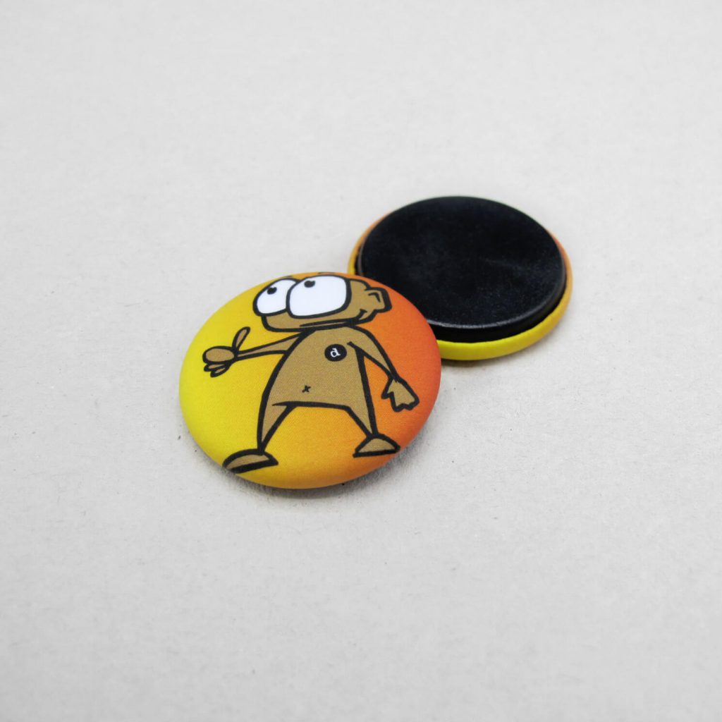 25mm Buttons Magnet MATT