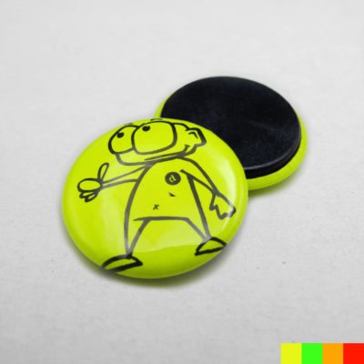 25mm Buttons Magnet NEON