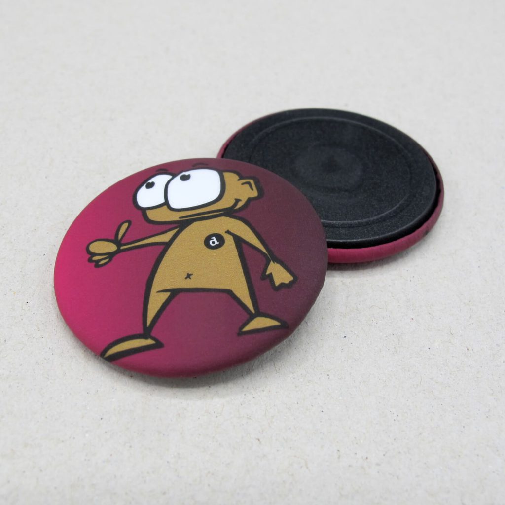 37mm Buttons Magnet MATT