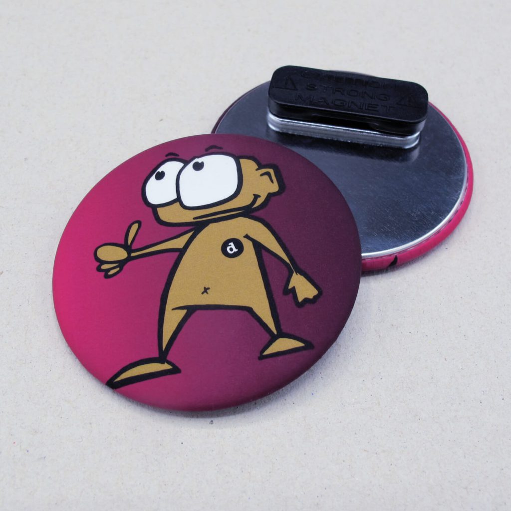 56mm Buttons mit Kleidungsmagnet