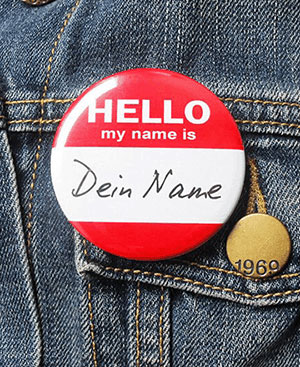 Namensschilder