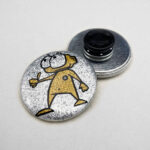 37mm Buttons Glitzer Kleidungsmagnet