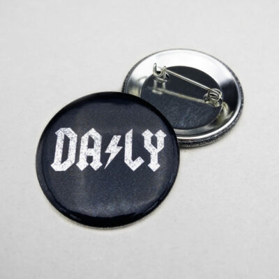 dailybuttons ACDC Logo Glitzer