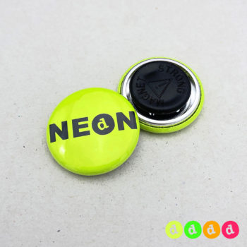25mm Buttons NEON Kleidungsmagnet