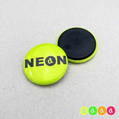 25mm Buttons NEON Magnet