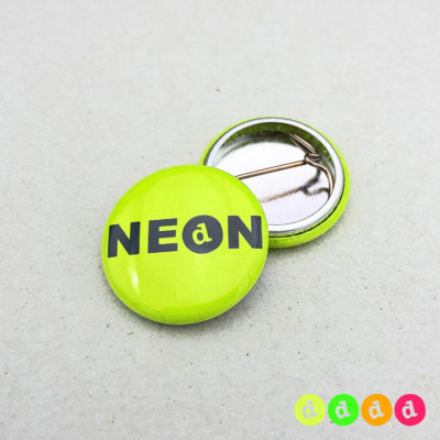 25mm Buttons NEON Nadel