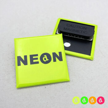 40x40mm Buttons NEON Kleidungsmagnet