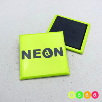 40x40mm Buttons NEON Magnet