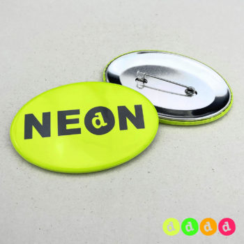 44x68mm Buttons Oval NEON Nadel