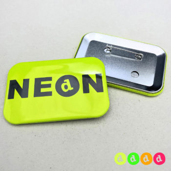 50x76mm Buttons NEON Nadel