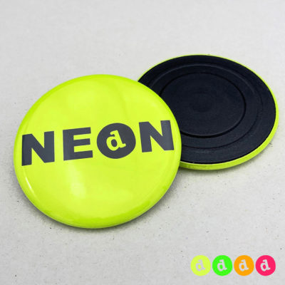 56mm Buttons NEON Magnet