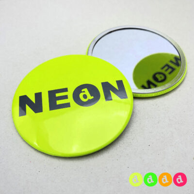 75mm Buttons NEON Spiegel