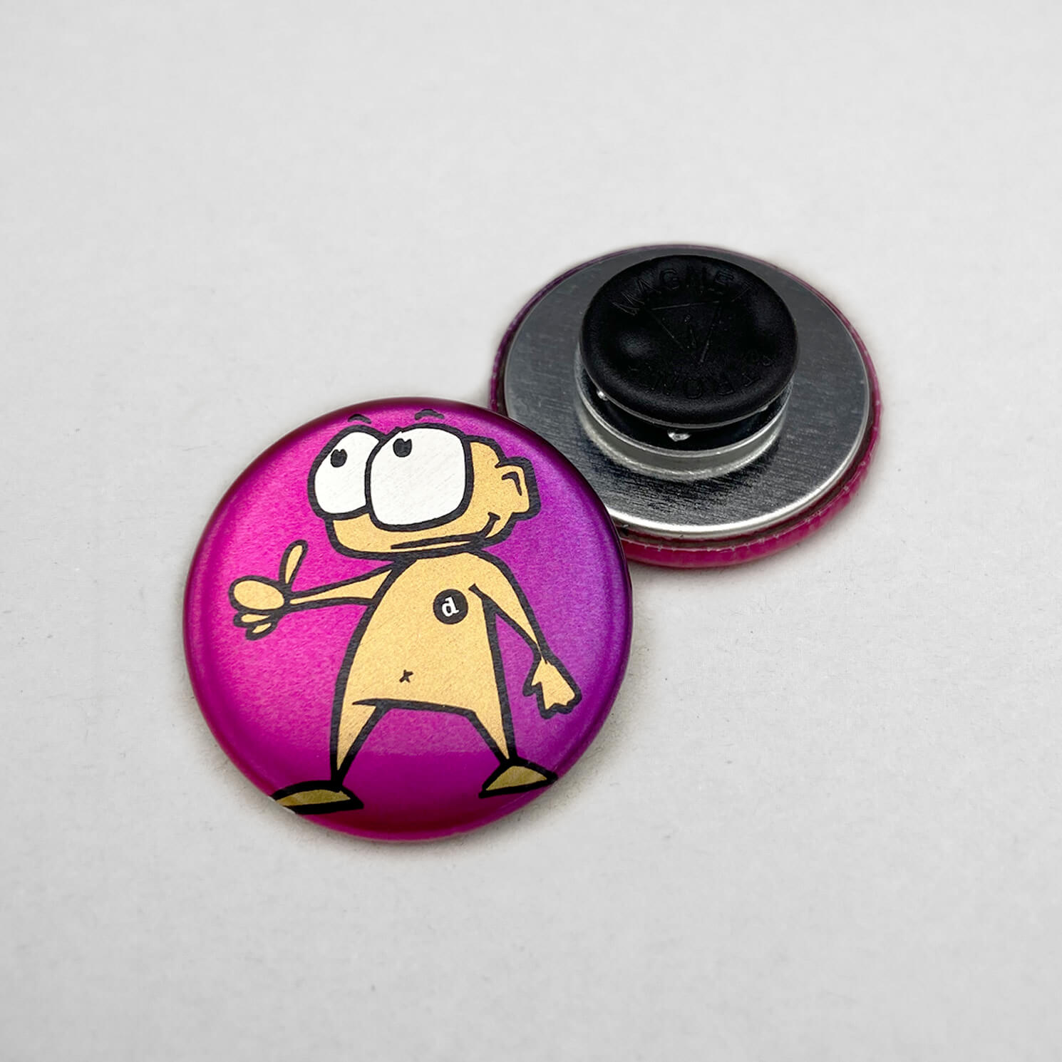 31mm Buttons Clothing Magnet METALLIC