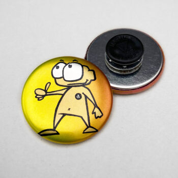 37mm Buttons Kleidungsmagnet METALLIC