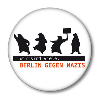 Berlin Gegen Nazis-Button