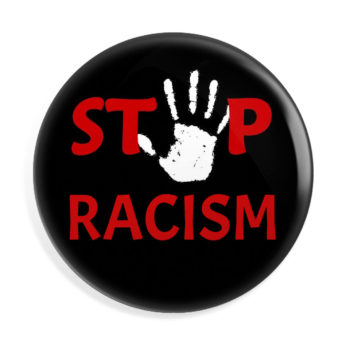 Stop racism Button
