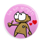 Ich bin geimpft Button