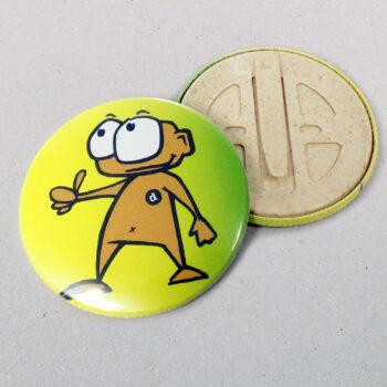 56mm Biobuttons mit Clip