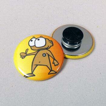 37mm Buttons mit Kleidungsmagnet