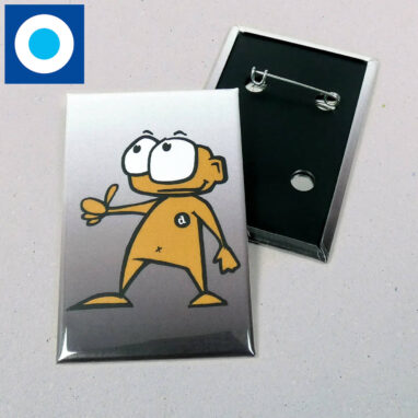 44x68mm Buttons Hoch Klimaneutral