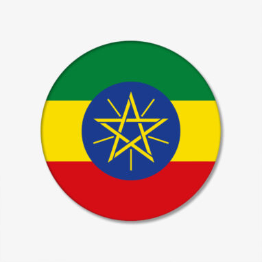 FLAGGEN-BUTTON-AETHIOPIEN