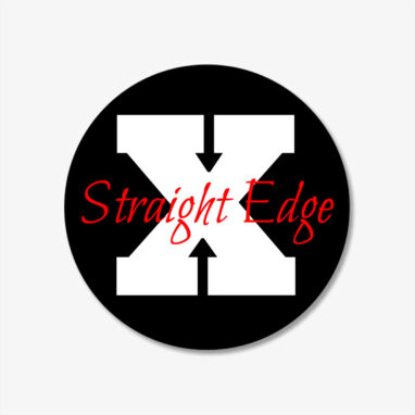 Straight Edge Button