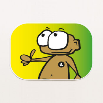 Sticker Abgerundet