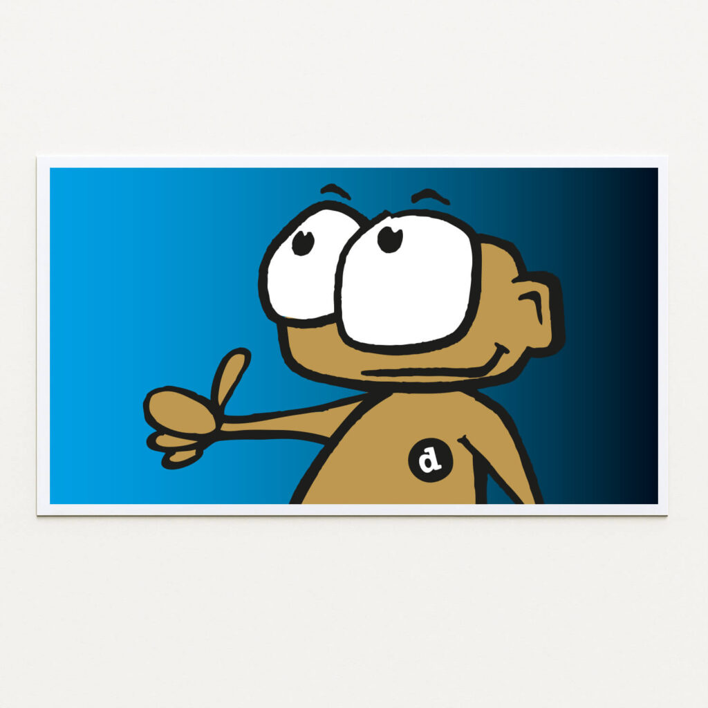 Sticker / Aufkleber Eckig