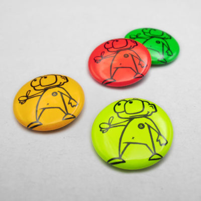 25mm Buttons NEON