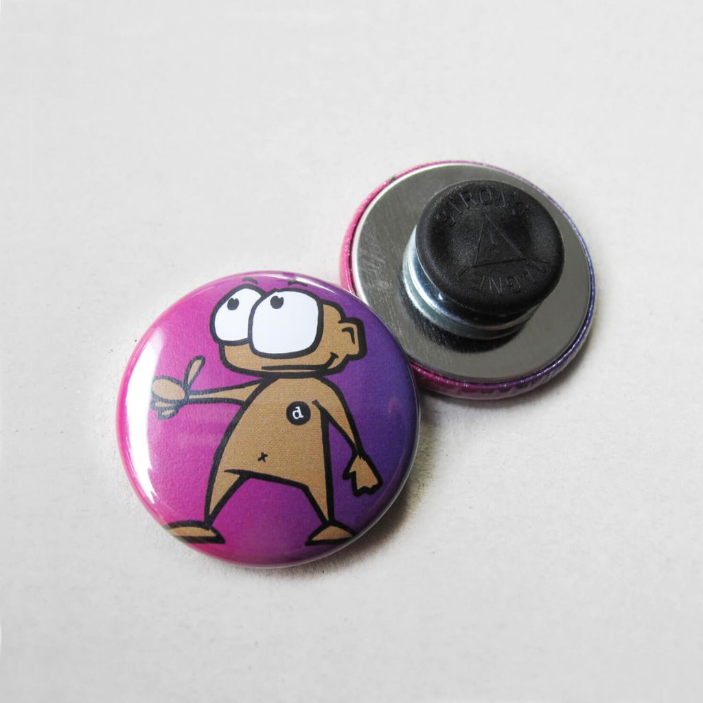 31mm Buttons mit Kleidungsmagnet