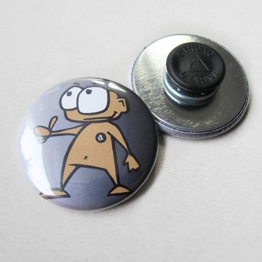 37mm Buttons mit Kleidungsmagnet