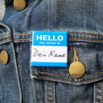 40x40mm Button Nametag
