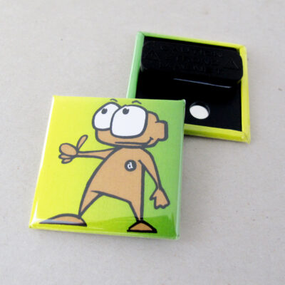 40x40mm Button mit Kleidungsmagnet