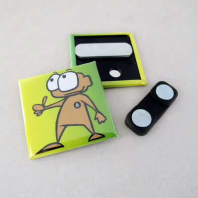 40x40mm Button mit Kleidungsmagnet