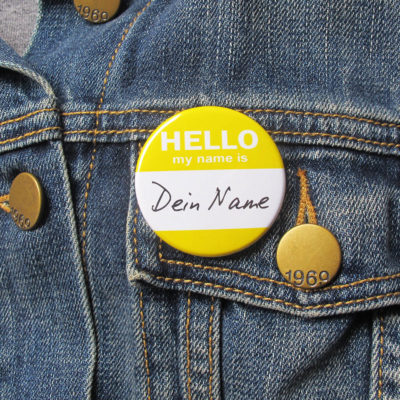 44mm Buttons Nametag