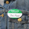 44x68mm Button Oval als Namensschild