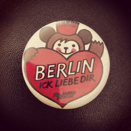Ick liebe Dir Button
