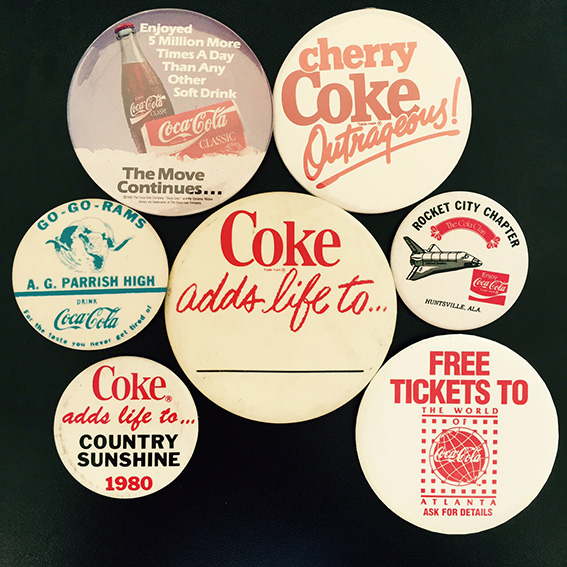 Coca-Cola Buttons